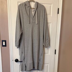FP Movement by Free People Gray Hoodie Dress